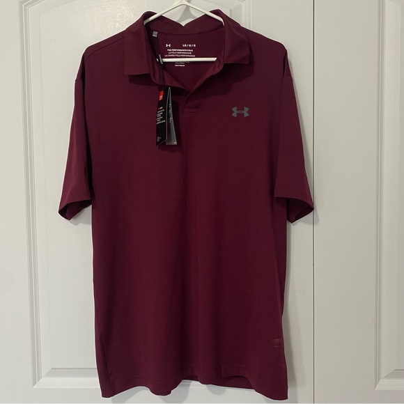UNDER ARMOUR • LG • Men’s Golf Polo - Picture 1 of 7